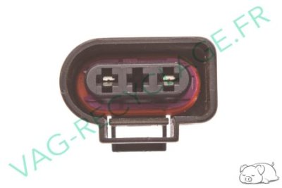 Boitier fiches plates 3 pôles 1J0973723 pour Audi Seat Skoda Volkswagen - Image 3