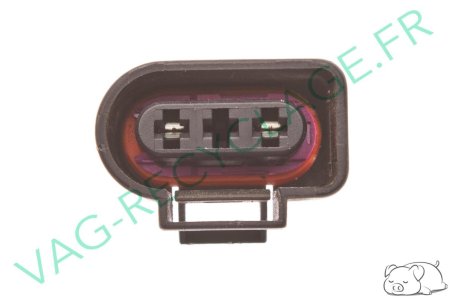 Boitier fiches plates 3 pôles 1J0973723 pour Audi Seat Skoda Volkswagen - Image 3