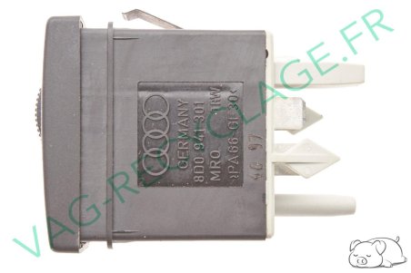 Bouton de réglage de hauteur des phares 8D0941301 pour Audi A4 B5 - Image 2