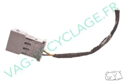 Fiche plate femelle 3 pôles grise 4B0971993 Audi A4 B5 Audi A6 C5 Audi A8 D2 - Image 6