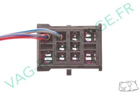 Boitier fiches plates femelle 1J0937743 pour Audi Seat Skoda Volkswagen - Image 3
