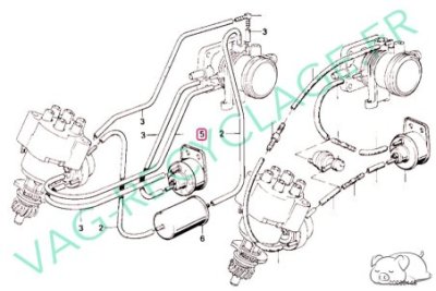 Soupape dépression allumage 1286495 pour Bmw E30 323i - Image 4