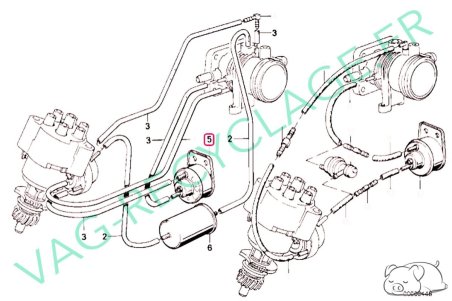 Soupape dépression allumage 1286495 pour Bmw E30 323i - Image 4