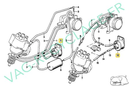 Soupape dépression allumage 1286269 pour Bmw E30 320i et Bmw E28 520i - Image 5