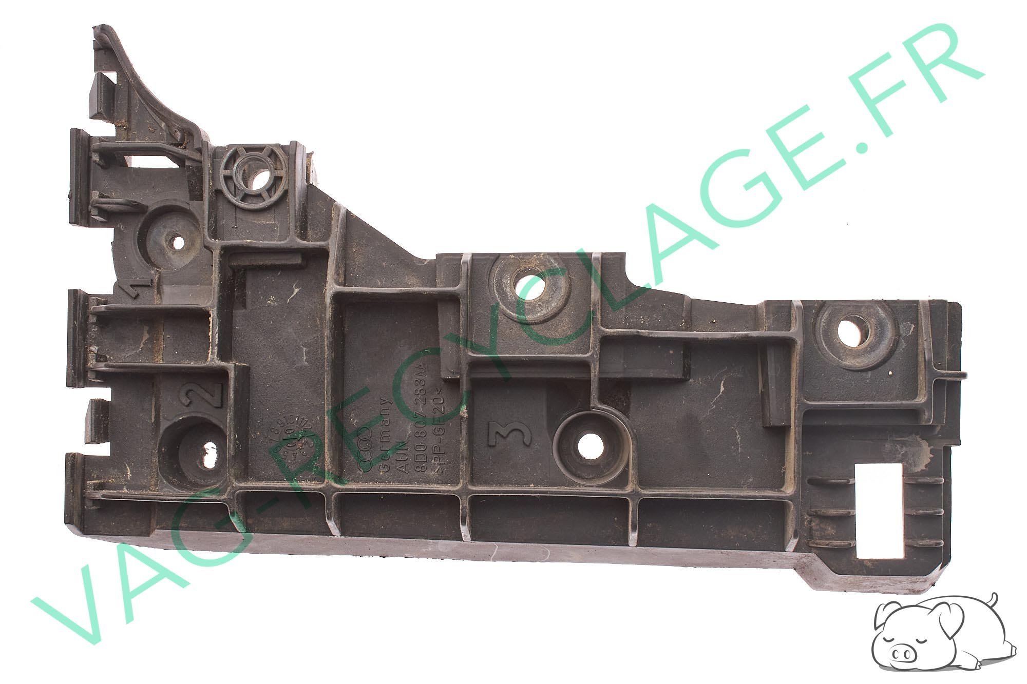 Support pare-choc avant gauche 8D0807283AA pour Audi A4 B5 Phase 2 - Image 1