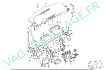Porte gobelet 8D0862534A pour Audi A4 B5 Phase 2 et Audi RS4 B5 - Image 9