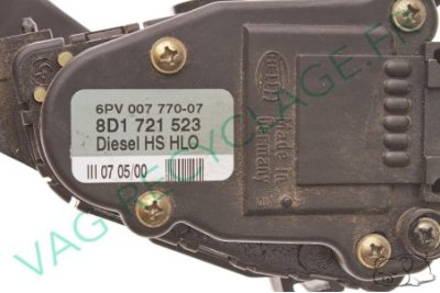 Pédale accélérateur électrique Hella 8D1721523 pour Audi A4 B5 et Audi A6 C5 - Image 5