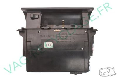 Cendrier avant noir 8D0857951G pour Audi A4 B5 Phase 2 - Image 4