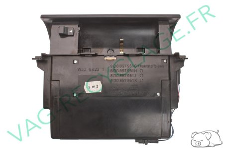 Cendrier avant noir 8D0857951G pour Audi A4 B5 Phase 2 - Image 4