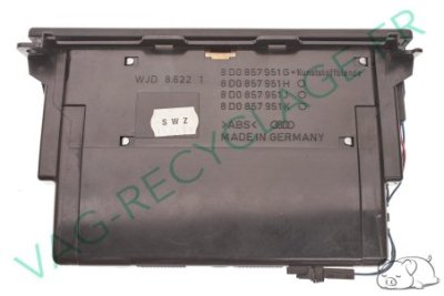 Cendrier avant noir 8D0857951G pour Audi A4 B5 Phase 2 - Image 5