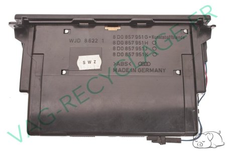 Cendrier avant noir 8D0857951G pour Audi A4 B5 Phase 2 - Image 5