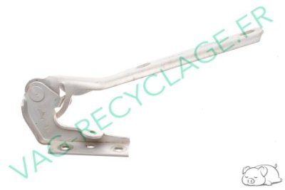 Charnière de capot moteur droite 3B0823302 Audi A4 B5 Audi RS4 B5 Gris clair - Image 1