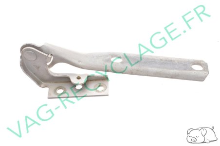 Charnière de capot moteur droite 3B0823302 Audi A4 B5 Audi RS4 B5 Gris clair - Image 3