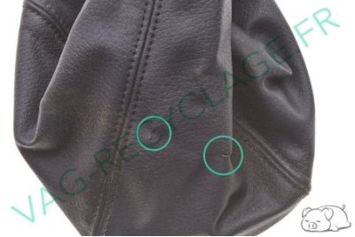 Soufflet levier de vitesse cuir bleu 8D0863278AA / 8D0863279K pour Audi A4 B5 - Image 4