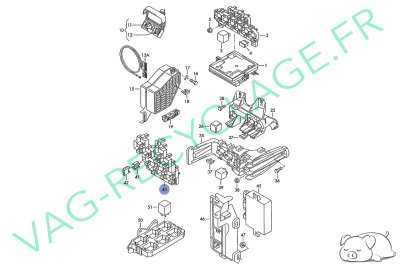 Support fiches faisceau 8D0937545G Audi A4 B5 B6 Audi A6 C5 RS4 B5 B7 RS6 C5 - Image 4