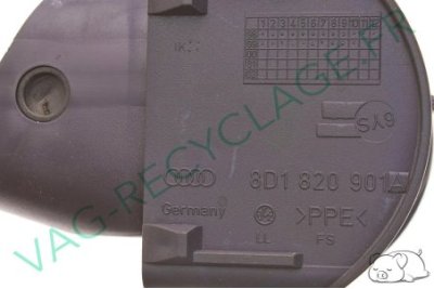 Grille ventilation gauche Bleu maritime 8D1820901A pour Audi A4 B5 / RS4 B5 - Image 4