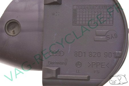 Grille ventilation gauche Bleu maritime 8D1820901A pour Audi A4 B5 / RS4 B5 - Image 4