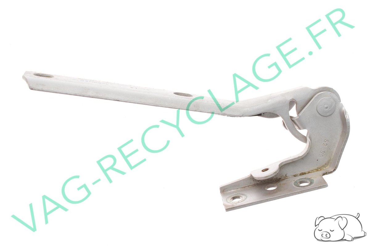 Charnière de capot moteur gauche 3B0823301 Audi A4 B5 Audi RS4 B5 Gris clair - Image 1
