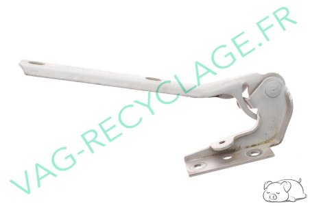 Charnière de capot moteur gauche 3B0823301 Audi A4 B5 Audi RS4 B5 Gris clair - Image 1