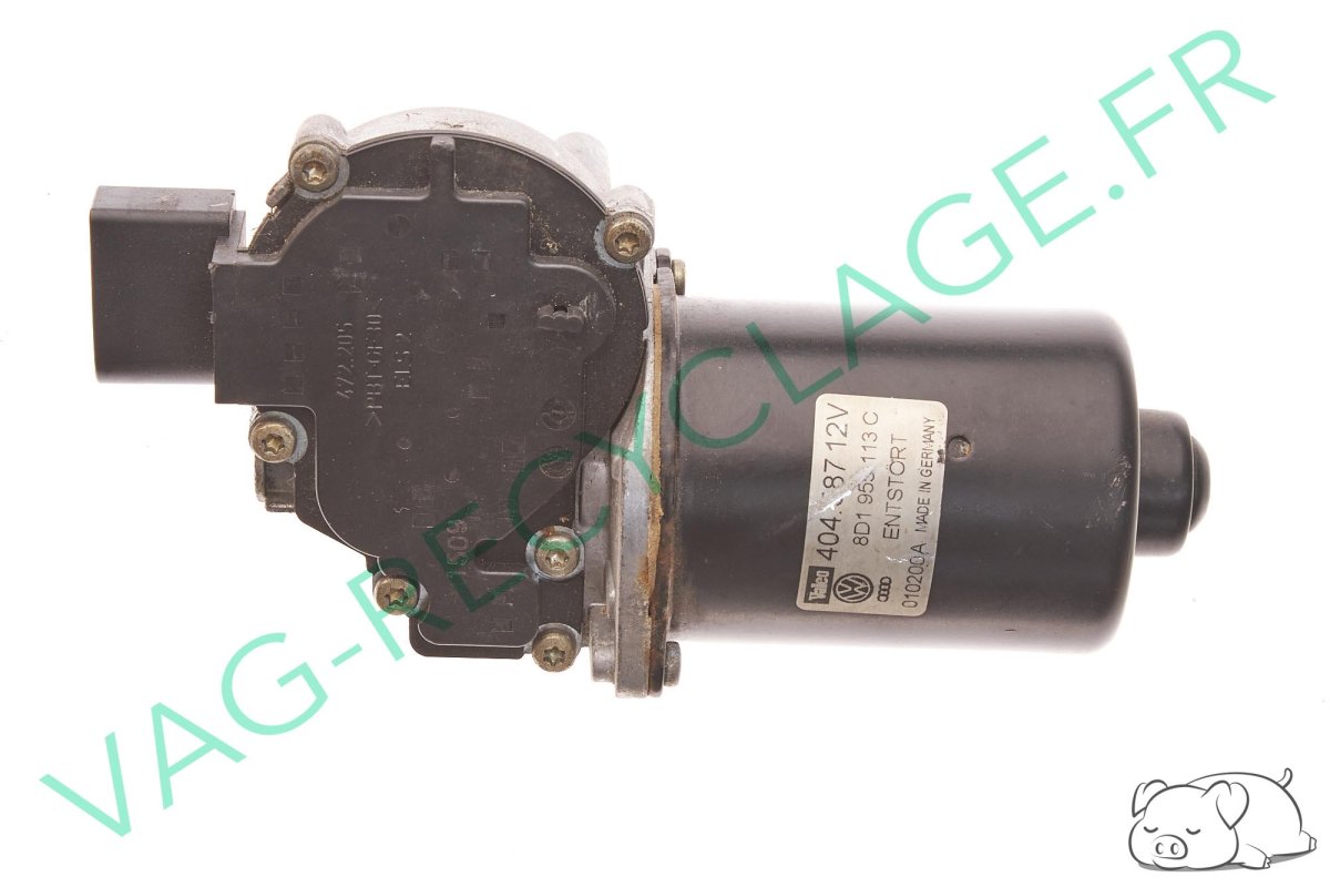 Moteur essuie-glace avant 8D1955113C Audi A4 B5 Audi RS4 B5 Audi A6 C5 - Image 1