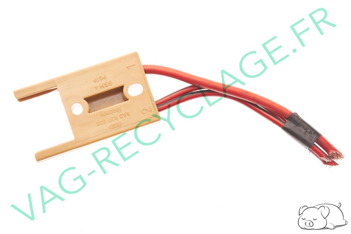 Support de fusible 8A0937530 Marron pour Audi Seat Skoda Volkswagen - Image 1