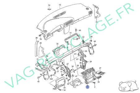 Cache bocal huile direction assistée 8D0972807 pour Audi A4 B5 et Audi RS4 B5 - Image 5