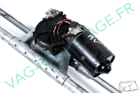 Moteur et mécanisme essuie-glace avant pour Polo 3 6N - Image 3