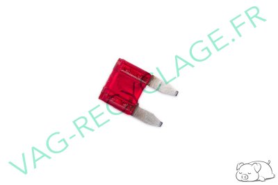 Fusible Mini 10A rouge N10261503 pour Volkswagen Audi Seat Skoda - Image 1