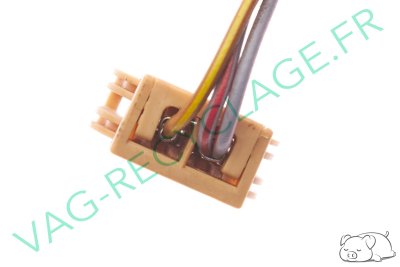 Fiche plate 2 pôles marron 893971632 pour Volkswagen Seat Skoda Audi - Image 4