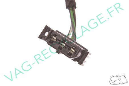 Fiche plate 3 pôles noire 893971633T pour Volkswagen Seat Skoda Audi - Image 3