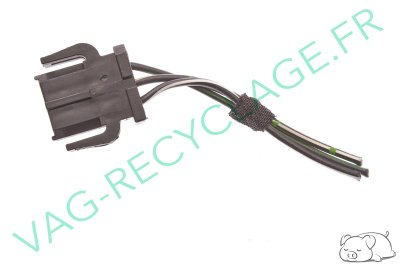 Fiche plate 3 pôles noire 893971633T pour Volkswagen Seat Skoda Audi - Image 6