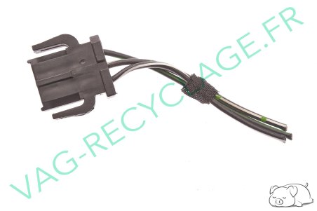 Fiche plate 3 pôles noire 893971633T pour Volkswagen Seat Skoda Audi - Image 6