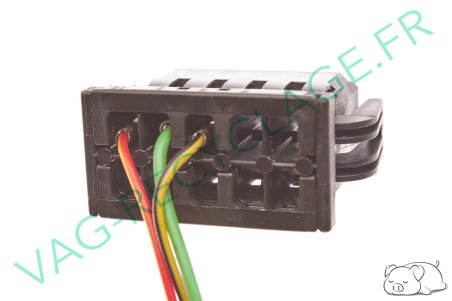 Fiche plate 10 pôles noire 893971983 pour Volkswagen et Audi - Image 5