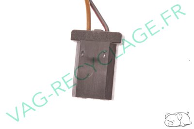 Fiche plate 2 pôles noire 443906231 pour Volkswagen Audi Seat Skoda - Image 3