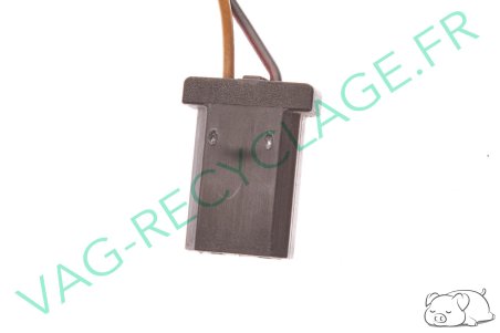 Fiche plate 2 pôles noire 443906231 pour Volkswagen Audi Seat Skoda - Image 3