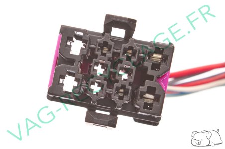 Prise faisceau 10 pôles noire 1J0937733 pour Volkswagen Skoda Seat Audi - Image 2