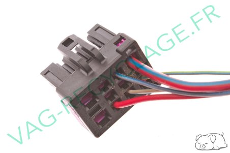 Prise faisceau 10 pôles noire 1J0937733 pour Volkswagen Skoda Seat Audi - Image 4