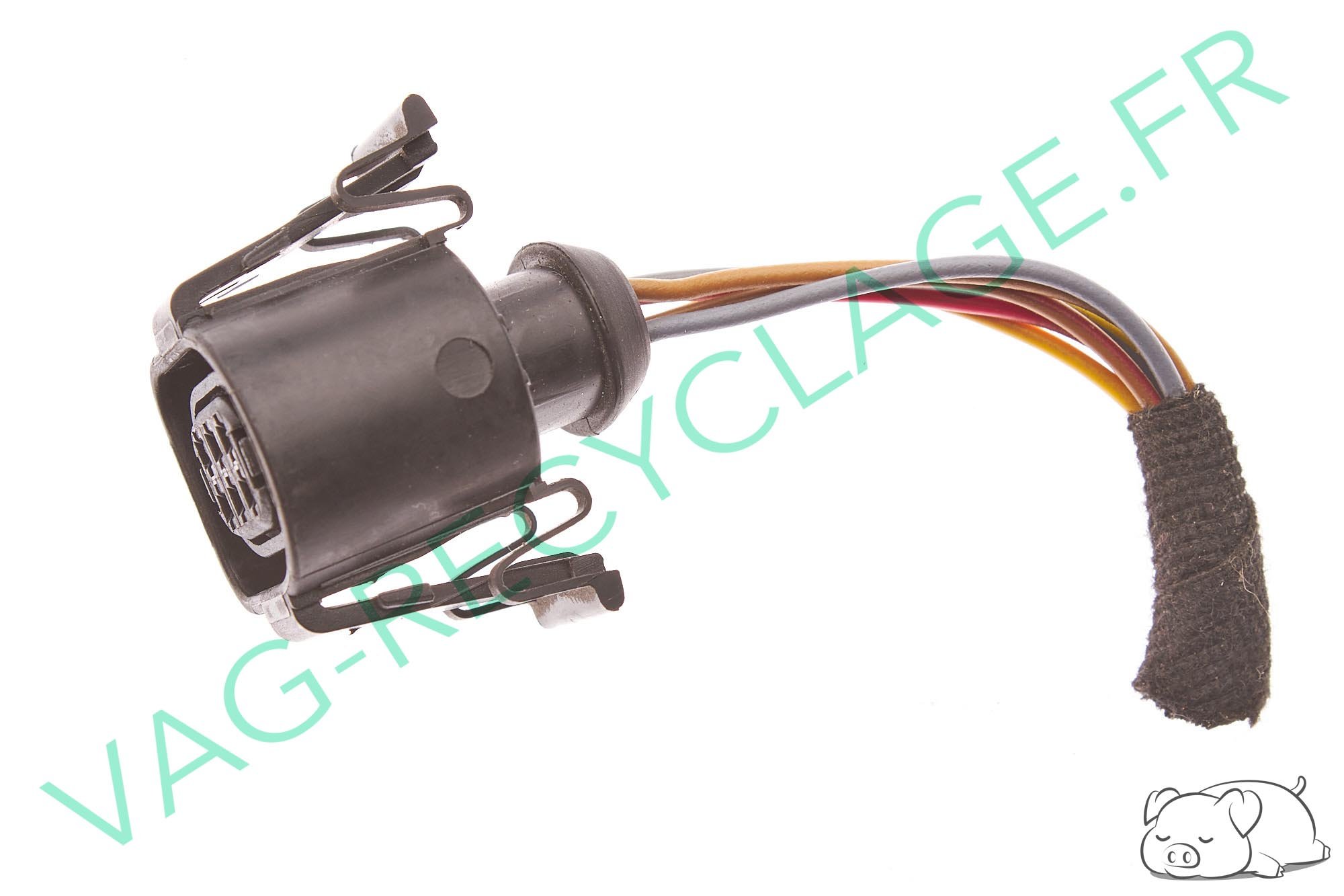 Boitier fiches plates 6 pôles 3A0973713 pour Audi Seat Skoda Volkswagen - Image 1