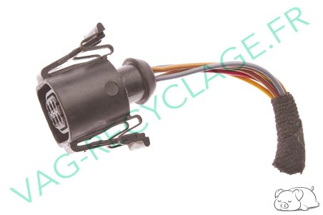 Boitier fiches plates 6 pôles 3A0973713 pour Audi Seat Skoda Volkswagen - Image 1