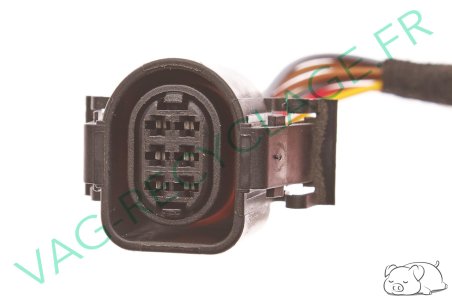 Boitier fiches plates 6 pôles 3A0973713 pour Audi Seat Skoda Volkswagen - Image 2