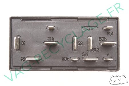 Relai 377 essuie-glace automatique Siemens 4B0955531A Audi A4 B5 et Golf 4 - Image 2