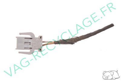 Fiche plate 2 pôles grise 893971632 pour Volkswagen Seat Skoda Audi - Image 5