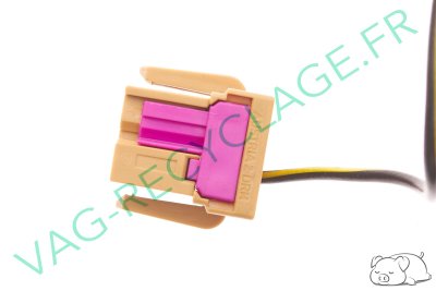 Prise faisceau 6 pôles marron 1J0937731 Touareg 2 Passat 5 B5 Audi A4 B5 - Image 4