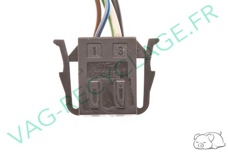 Fiche connecteur 4 pôles 191972772 Golf 4 Cabriolet Golf 3 Polo 3 6N Sharan - Image 2