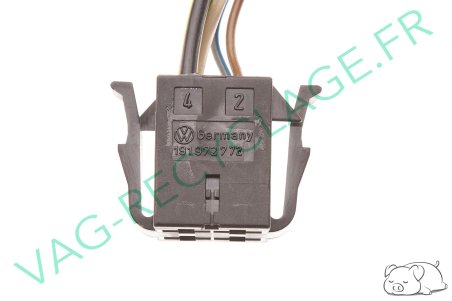 Fiche connecteur 4 pôles 191972772 Golf 4 Cabriolet Golf 3 Polo 3 6N Sharan - Image 3