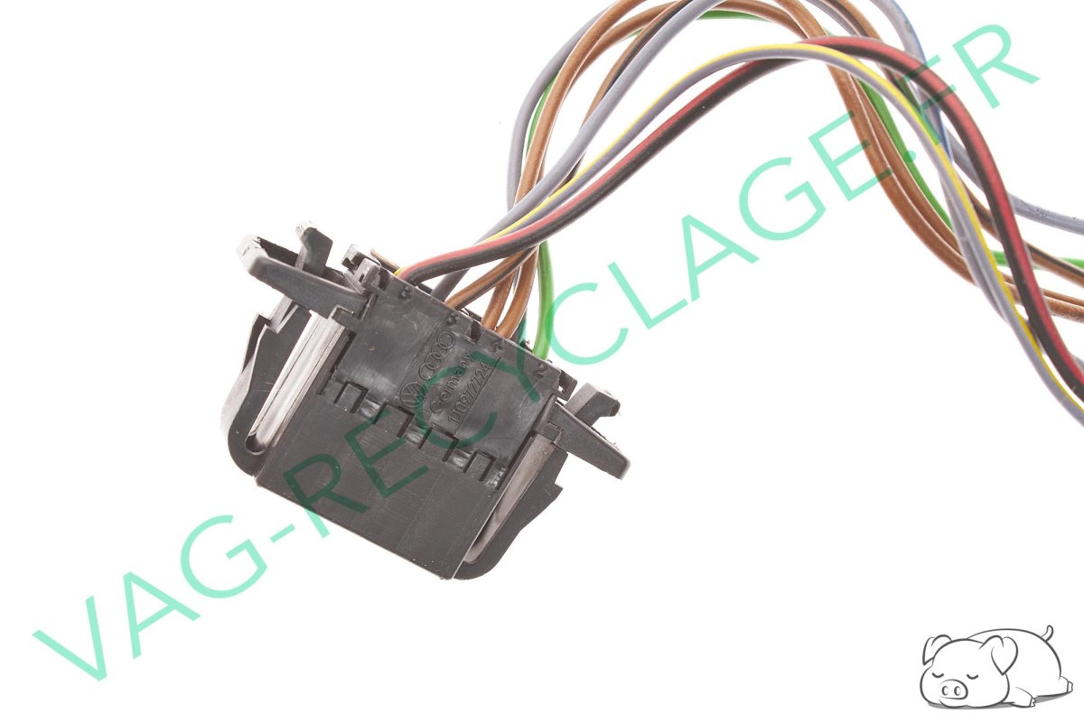 Fiche faisceau 8 pôles 1J0972724 pour Audi Seat Skoda Volkswagen - Image 1