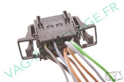 Fiche faisceau 8 pôles 1J0972724 pour Audi Seat Skoda Volkswagen - Image 5