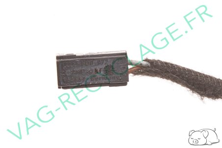 Fiche faisceau 2 pôles noir 8D0972623A pour Audi Seat Skoda Volkswagen - Image 1