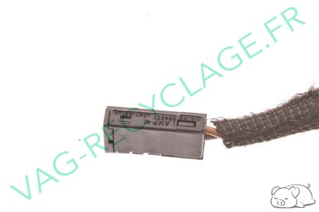 Fiche faisceau 2 pôles noir 8D0972623A pour Audi Seat Skoda Volkswagen - Image 2