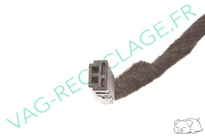 Fiche faisceau 2 pôles noir 8D0972623A pour Audi Seat Skoda Volkswagen - Image 3